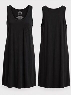 Maurices Black Sleeveless Midi Tank Dress
